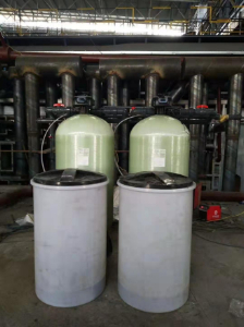 唐山鑫日升鋼廠同時供水軟化設備